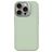 Decoded Stacks iPhone 16 Pro Siliconen MagSafe Hoesje Backcover - Mist Green