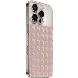 Mobiparts Sticky Pad Zuignap Telefoonhouder - Beige Universeel