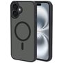 Mobiparts Hardcover iPhone 16 Plus MagSafe Hoesje Hardcase Backcover - Satin Black