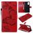 Mobigear Butterfly OPPO Reno 4 Hoesje Bookcase Portemonnee - Rood