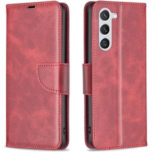 Mobigear Excellent Samsung Galaxy S25 Hoesje Bookcase Portemonnee - Rood