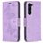 Mobigear Butterfly Samsung Galaxy S24 Plus Hoesje Bookcase Portemonnee - Paars