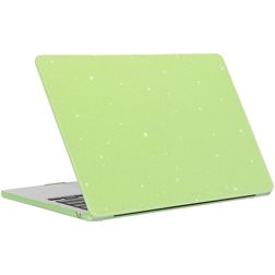 Mobigear Sparkling Cream MacBook Air 13 Inch (2022-2026) Hoes Hardshell Laptopcover MacBook Case - Groen - Model A2681 / A3113 / A3240 / A3449
