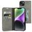 Mobiparts Classic Wallet iPhone 14 Plus Hoesje Bookcase Portemonnee - Granite Grey