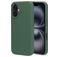 Mobiparts iPhone 16 Siliconen Hoesje Backcover - Forest Green