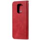 Mobigear Zipper Xiaomi Redmi Note 9 Hoesje Bookcase Portemonnee - Rood