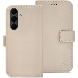 My Style Flex Wallet Samsung Galaxy S25 FE Hoesje Bookcase Portemonnee - Warm Taupe