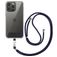 Mobigear Nylon Lanyard Universeel Telefoonkoord Verstelbaar - Marineblauw
