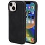 Mobiparts Classic iPhone 13 MagSafe Hoesje TPU,Kunstleer Backcover - Graphite Black