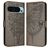 Mobigear Butterfly Google Pixel 9 Pro XL Hoesje Bookcase Portemonnee - Grijs