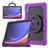 Mobigear RingGuard Samsung Galaxy Tab S10 Ultra Hoes Hard Kunststof,Siliconen Backcover + Stylus Houder + Schouderband + Standaard - Paars
