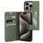 Mobiparts Classic Wallet iPhone 15 Pro Hoesje Bookcase Portemonnee - Stone Green