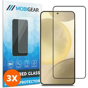Mobigear Premium Samsung Galaxy S25 Glazen Screenprotector - Case Friendly (3-Pack)
