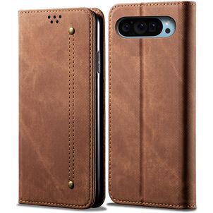 Mobigear Ranch Google Pixel 9 Pro Hoesje Bookcase Portemonnee - Bruin