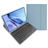 Mobigear Keys iPad Air 5 (2022) Hoes QWERTZ Bluetooth Toetsenbord Bookcase + Stylus Houder - Blauw
