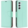 Mobigear Excellent Samsung Galaxy S23 Hoesje Bookcase Portemonnee - Turquoise