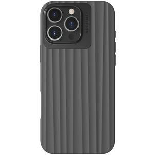 Nudient Bold iPhone 16 Pro Max MagSafe Hoesje Hardcase Backcover - Storm Black