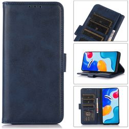 Mobigear Wallet iPhone 16 Pro Max Hoesje Bookcase Portemonnee - Blauw