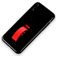 Mobigear Rubber Ring iPhone XS Max Hoesje Hardcase Backcover met Ringhouder - Zwart