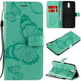 Mobigear Butterfly Nokia 2.3 Hoesje Bookcase Portemonnee - Turquoise