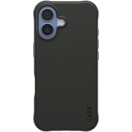 CARE by PanzerGlass Fashionable iPhone 17 Siliconen MagSafe Hoesje Backcover - Zwart CARE by PanzerGlass Fashionable iPhone 17 Siliconen MagSafe Hoesje Backcover - Zwart