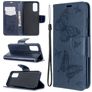 Mobigear Butterfly Samsung Galaxy S20 Hoesje Bookcase Portemonnee - Blauw