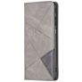 Mobigear Rhombus Slim Motorola Moto G31 Hoesje Bookcase - Grijs