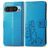 Mobigear Clover Google Pixel 10 Hoesje Bookcase Portemonnee - Blauw