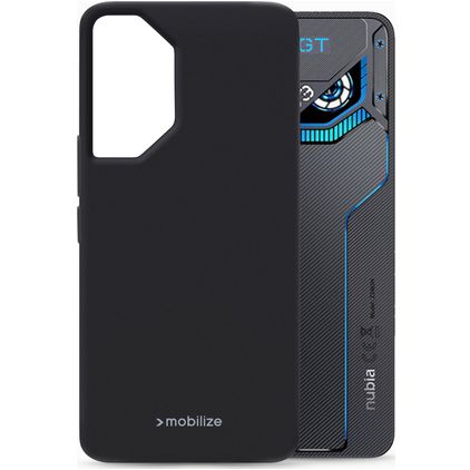 Mobilize Rubber Gelly Nubia Neo 3 GT Hoesje Flexibel TPU Backcover - Zwart