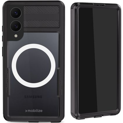Mobilize Waterproof Samsung Galaxy S25 Edge Waterdicht MagSafe Hoesje Hardcase Backcover - Zwart