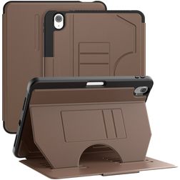 Mobigear Magnetic Folio iPad Air 11 Inch (2024) Hoes Bookcase + Stylus Houder - Bruin