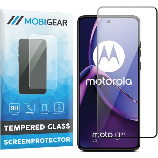 Mobigear Premium Motorola Moto G84 Glazen Screenprotector - Case Friendly