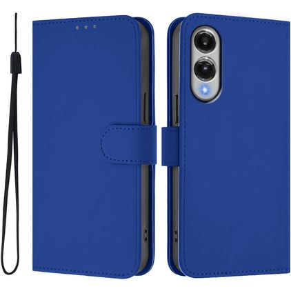Mobigear Urban Wallet Samsung Galaxy S25 Edge Hoesje Bookcase Portemonnee - Donkerblauw