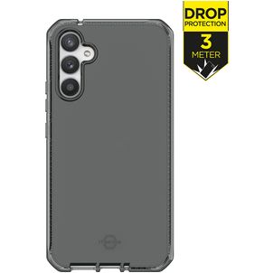 ITSkins SpectrumClear-R Samsung Galaxy A34 Hoesje Flexibel TPU Backcover Shockproof - Smoke