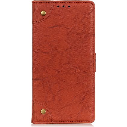 Mobigear Ranch Samsung Galaxy A21 Hoesje Bookcase Portemonnee - Bruin