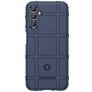 Mobigear Rugged Shield Samsung Galaxy A24 Hoesje Flexibel TPU Backcover Shockproof - Blauw