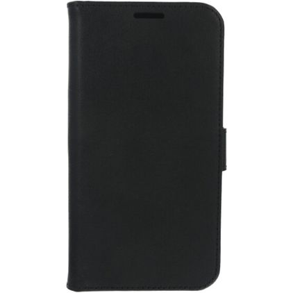 Valenta Classic iPhone 12 Pro Max Hoesje Echt Leer Bookcase Portemonnee - Zwart