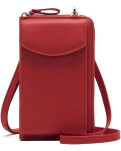 Antonio Fonzo Crossbody Telefoontasje - Large - Cherry Red