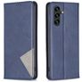 Mobigear Rhombus Slim Samsung Galaxy A56 Hoesje Bookcase - Blauw