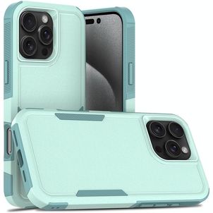 Mobigear Heavy Armor iPhone 16 Pro Max Hoesje Hardcase Backcover Shockproof - Groen