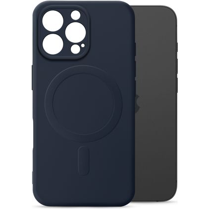 My Style Protective Flex iPhone 16 Pro MagSafe Hoesje Flexibel TPU Backcover - Marineblauw