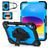 Mobigear SureGrip Xtreme iPad 11 (2025) Hoes Hard Kunststof,Siliconen Backcover + Stylus Houder + Schouderband + Standaard - Blauw