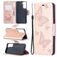 Mobigear Butterfly Samsung Galaxy S21 Hoesje Bookcase Portemonnee - Roségoud