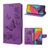 Mobigear Butterfly Samsung Galaxy M53 Hoesje Bookcase Portemonnee - Paars