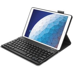 Mobiparts Bluetooth Keyboard iPad Air 3 (2019) Hoes QWERTY Bluetooth Toetsenbord Bookcase - Zwart