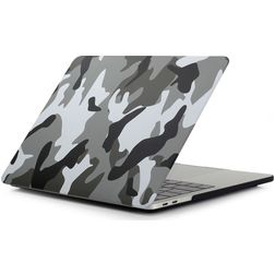 Mobigear Design MacBook Air 13 Inch (2018-2020) Hoes Hardshell Laptopcover MacBook Case - Urban Camauflage - Model A1932 / A2179 / A2337