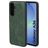 Mobiparts Classic Samsung Galaxy A36 MagSafe Hoesje TPU,Kunstleer Backcover - Emerald Green