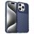 Mobigear Groove iPhone 16 Pro Hoesje Flexibel TPU Backcover - Blauw