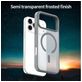 Mobigear Shockproof iPhone 17 Pro Max MagSafe Hoesje Hardcase Backcover - Grijs