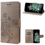Mobigear Butterfly OnePlus 10T Hoesje Bookcase Portemonnee - Grijs